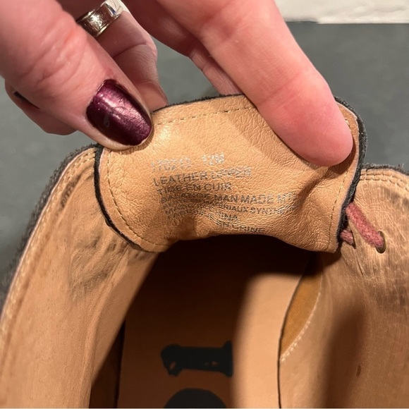 1901 Canyon chukka boots sz 12 gray suede red laces - Picture 10 of 15